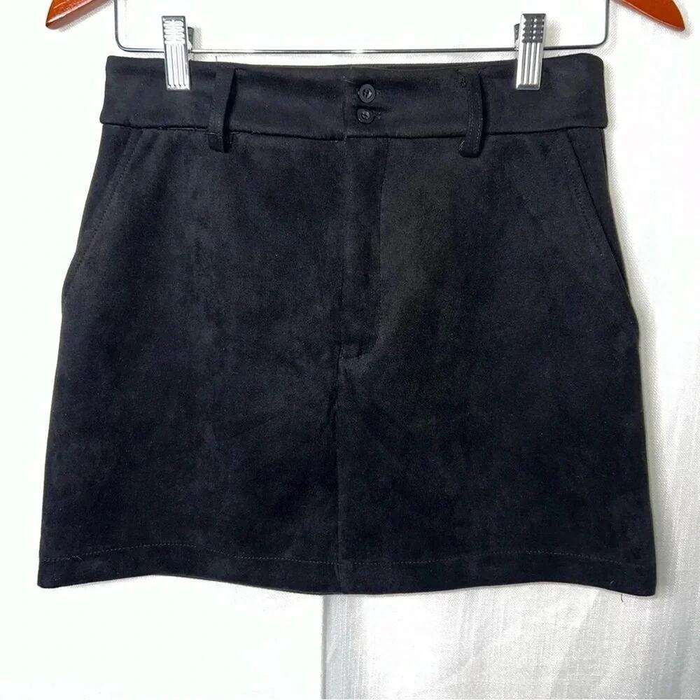 Forever 21 Faux Suede Mini Skirt